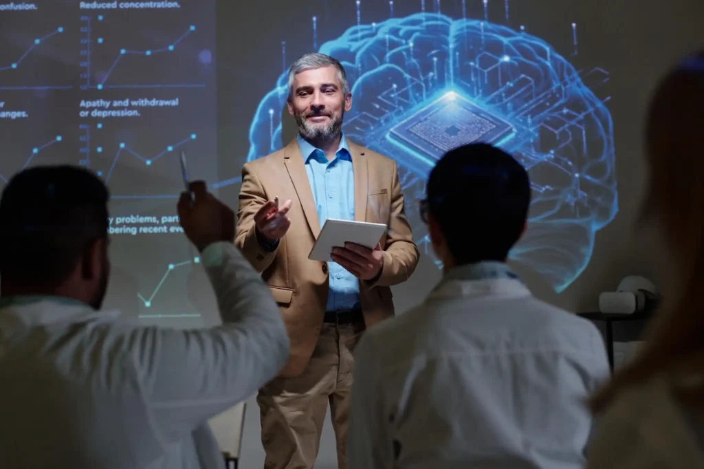 Desarrollador utilizando inteligencia artificial generativa y revisión de propiedad intelectual en Perú
